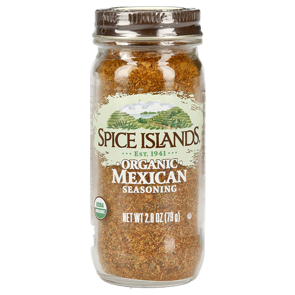 slide 1 of 1, Spice Islands Organic Mexican Seasoning, 2.8 oz