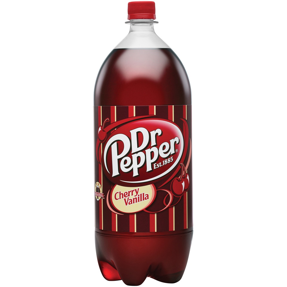 slide 1 of 1, Dr Pepper Soda, Cherry Vanilla - 2 liter, 2 liter