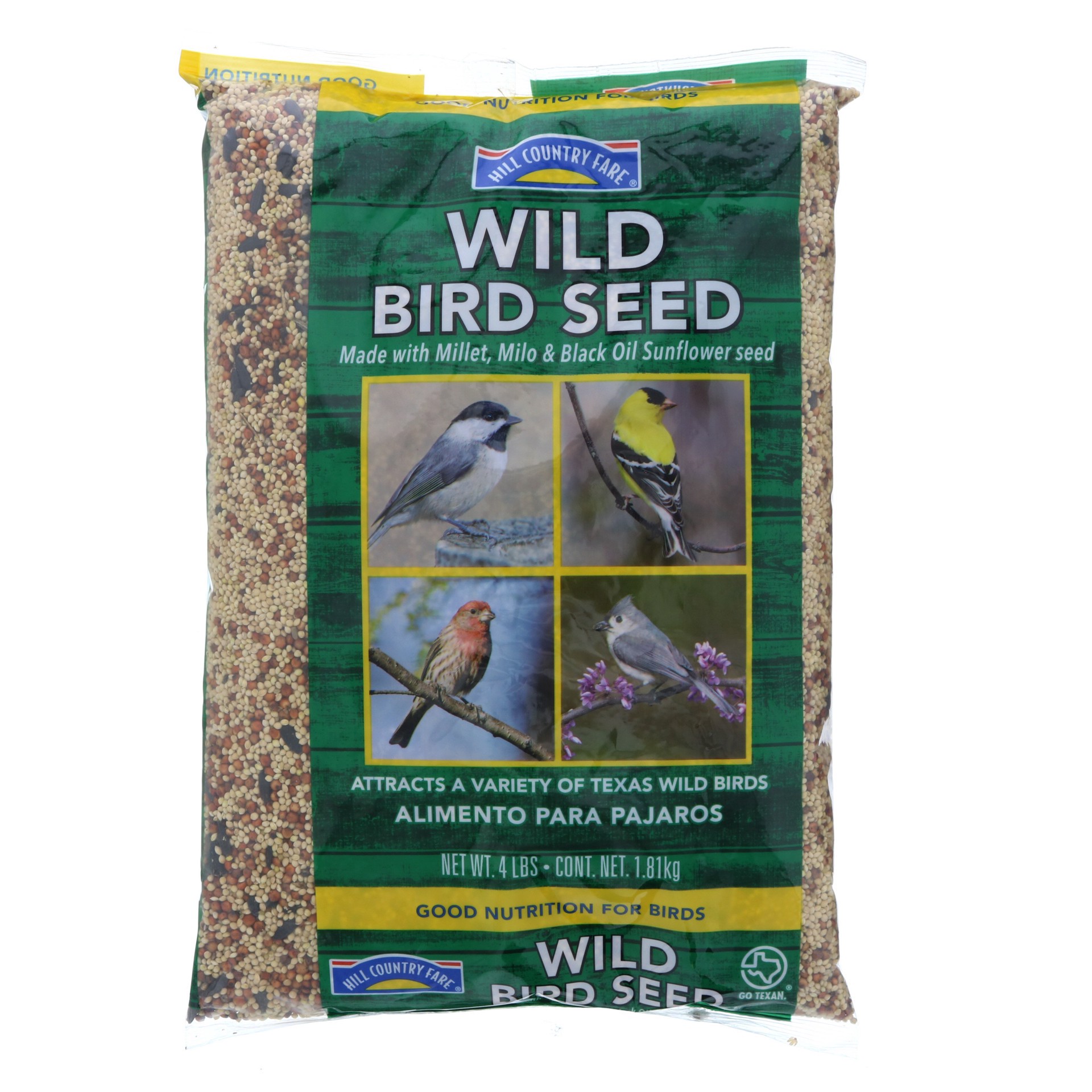 slide 1 of 1, Hill Country Fare Wild Bird Seed, 4 lb