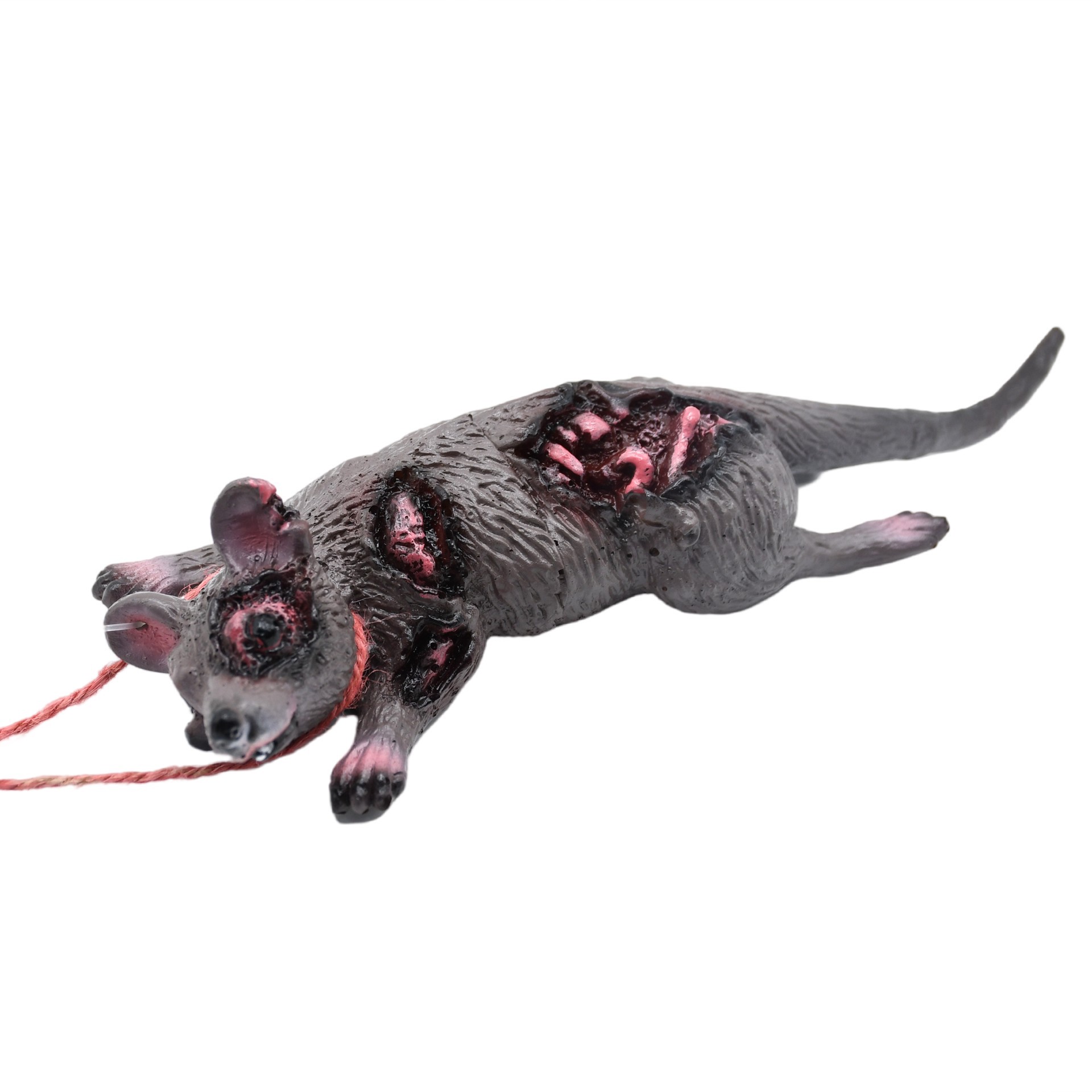 slide 4 of 4, 9" Hanging Creepy Mouse By Ashland, 9.06 in x 3.54 in x 1.89 in