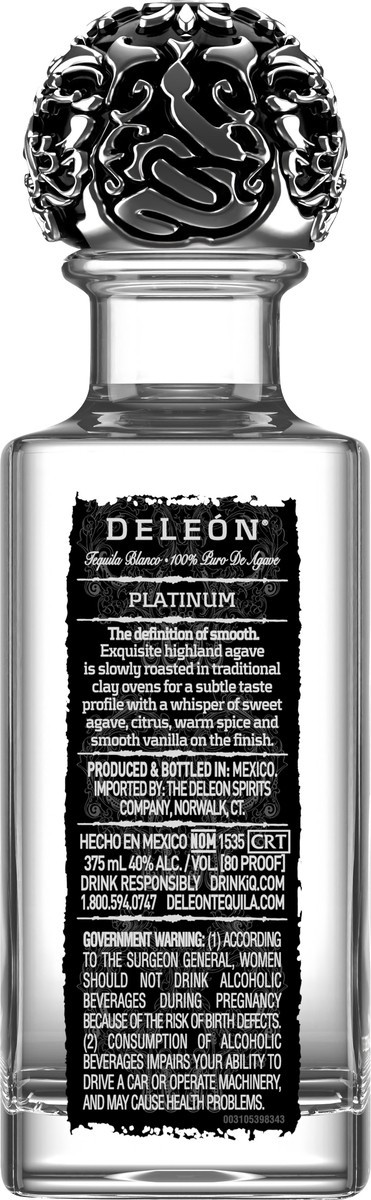 slide 3 of 4, DeLeon Platinum Tequila, 750 ml