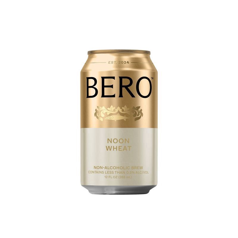 slide 4 of 4, Bero Non-Alcoholic Noon Wheat Beer 6 - 12 oz Cans, 6 ct; 12 oz
