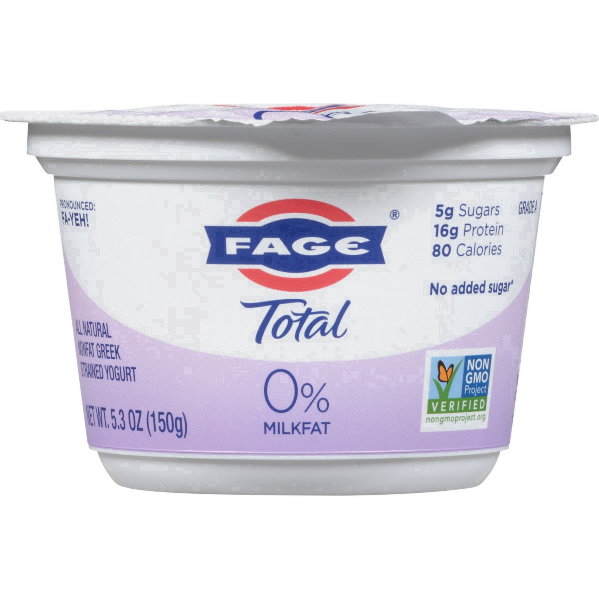 slide 19 of 25, Fage Total Greek Total 0% Greek Yogurt, 5.3 fl oz