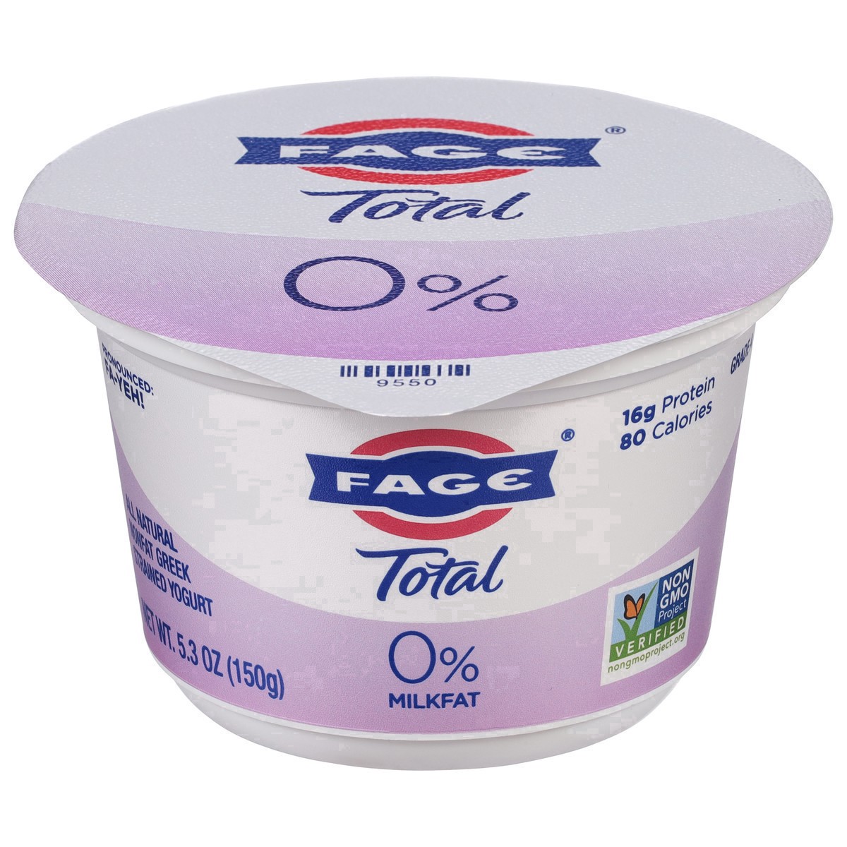 slide 4 of 25, Fage Total Greek Total 0% Greek Yogurt, 5.3 fl oz