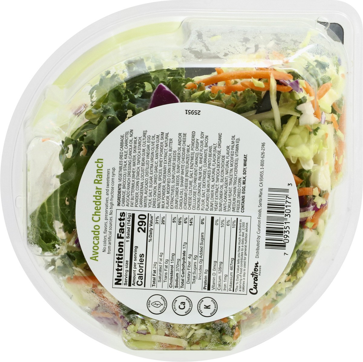 slide 5 of 9, Eat Smart Chopped Avocado Cheddar Ranch Salad Kit 5.04 oz, 5.04 oz