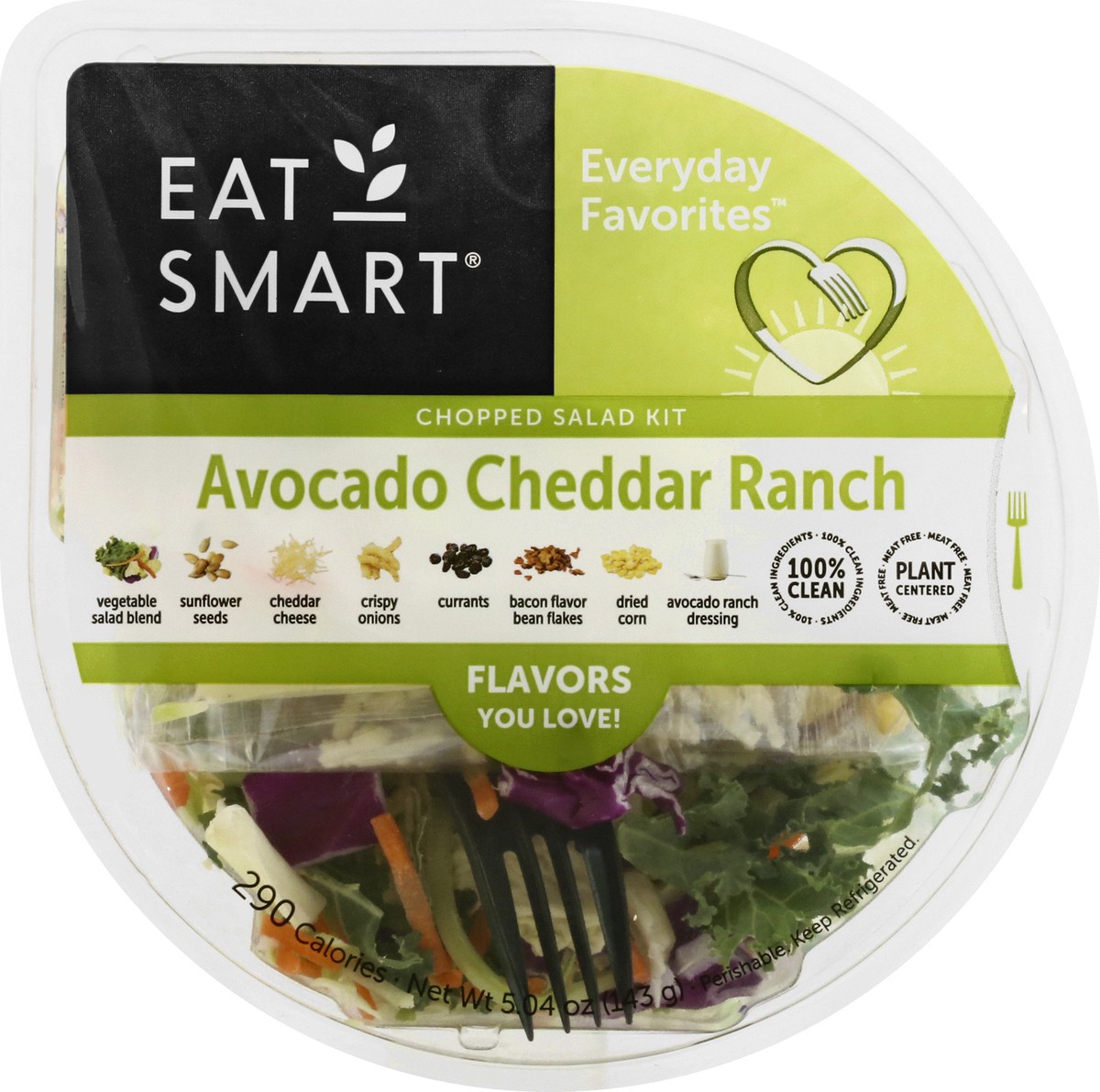 slide 6 of 9, Eat Smart Chopped Avocado Cheddar Ranch Salad Kit 5.04 oz, 5.04 oz