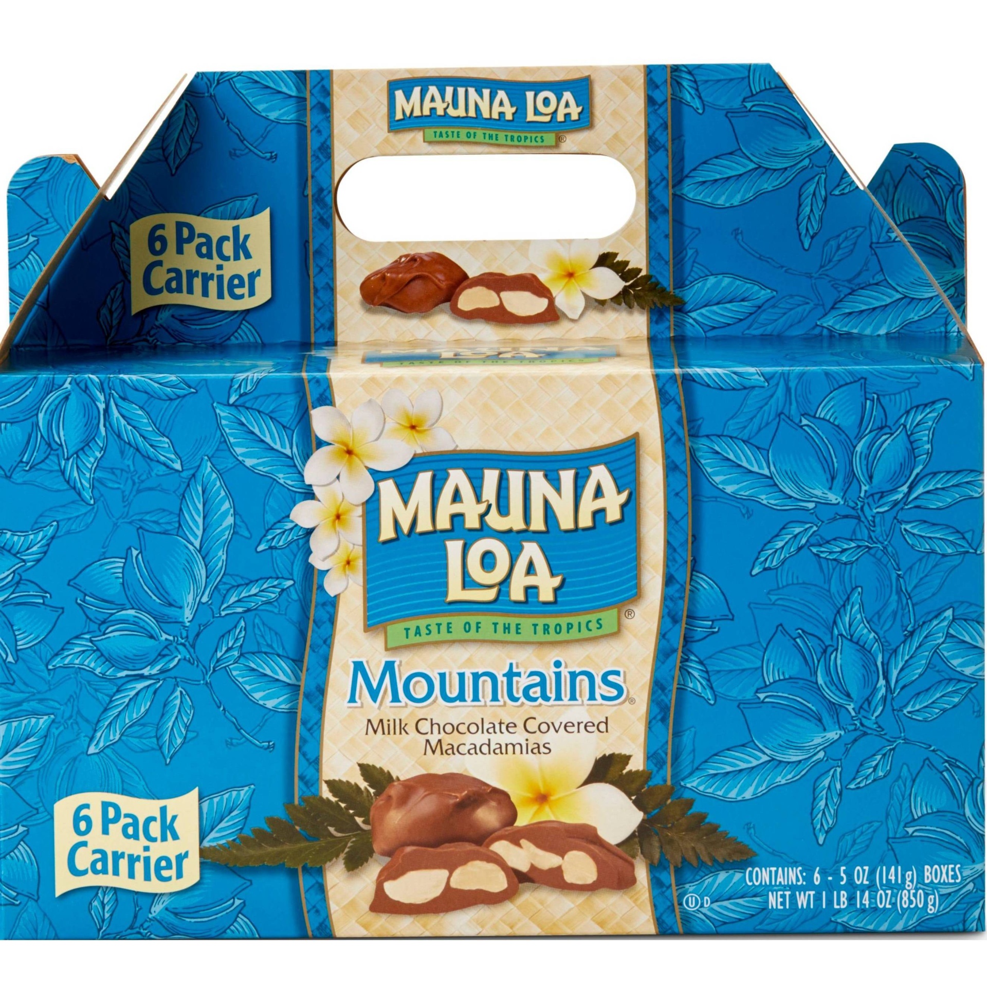 slide 1 of 4, Mauna Loa Mountains Milk Chocolate Macadamia Nuts, 1 ct