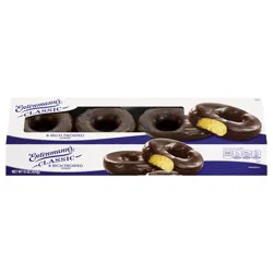Entenmann's Rich Frosted Donuts, 8 count, Chocolate Dipped Donuts, 15 oz Box