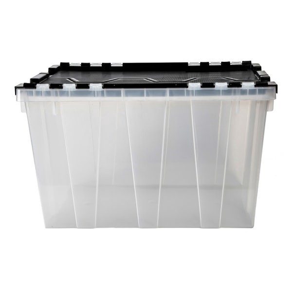 slide 2 of 4, Us Merchants Inc Greenmade Flip-Top Lid Tote, Black/Frost, 12 gal