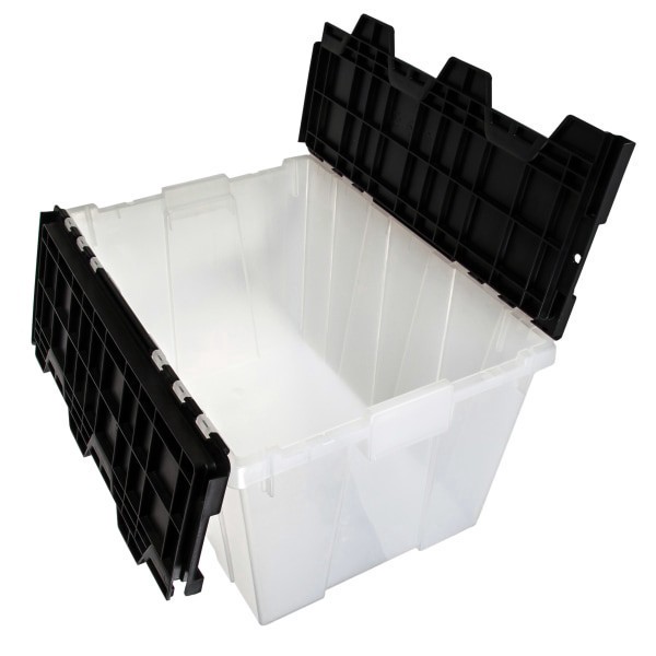 slide 3 of 4, Us Merchants Inc Greenmade Flip-Top Lid Tote, Black/Frost, 12 gal