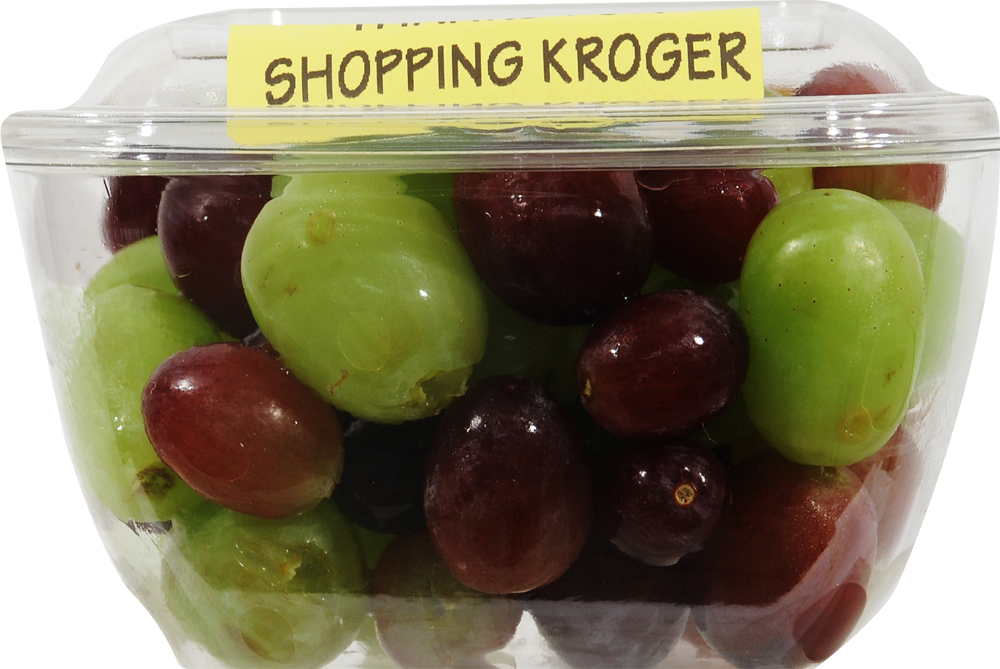 slide 3 of 3, In-Store Cut Seedless Grapes Small Cup, per lb