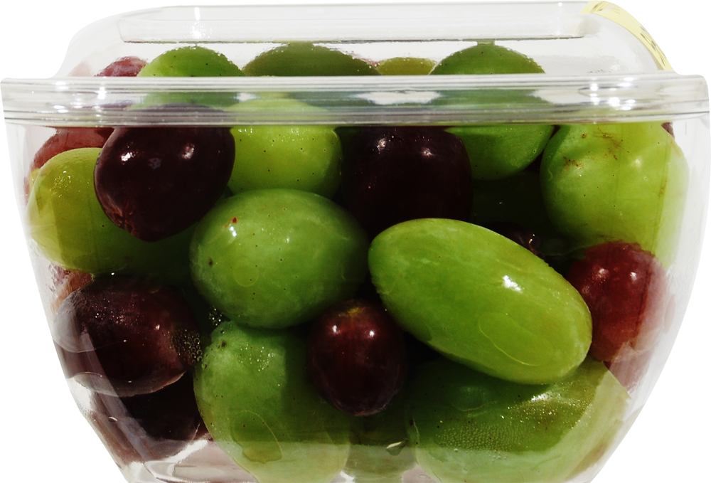 slide 1 of 3, In-Store Cut Seedless Grapes Small Cup, per lb