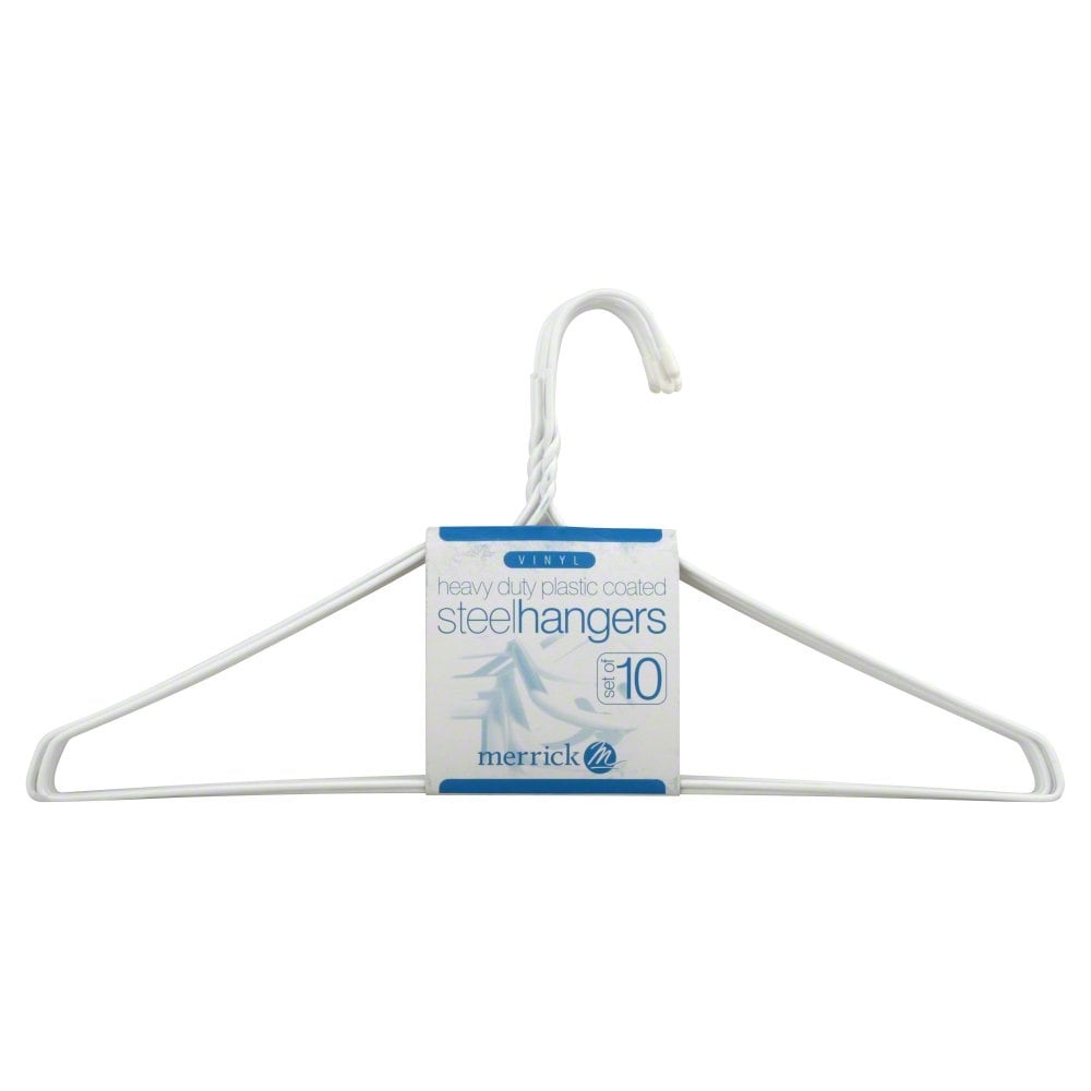 slide 1 of 1, Everyday Living 10-Pack Wire Hangers, 10 ct