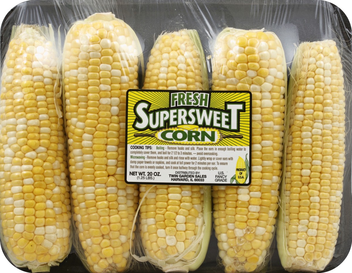 slide 2 of 3, Fresh Supersweet Corn Corn 4 Pk, 4 ct