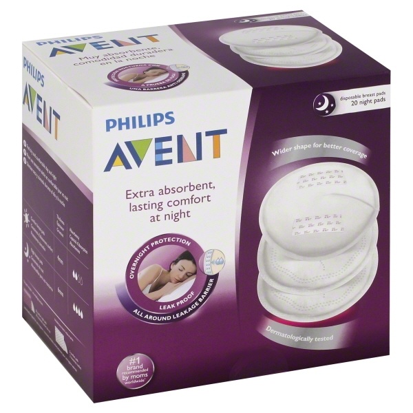 slide 1 of 1, Avent Breast Pads 20 ea, 20 ct