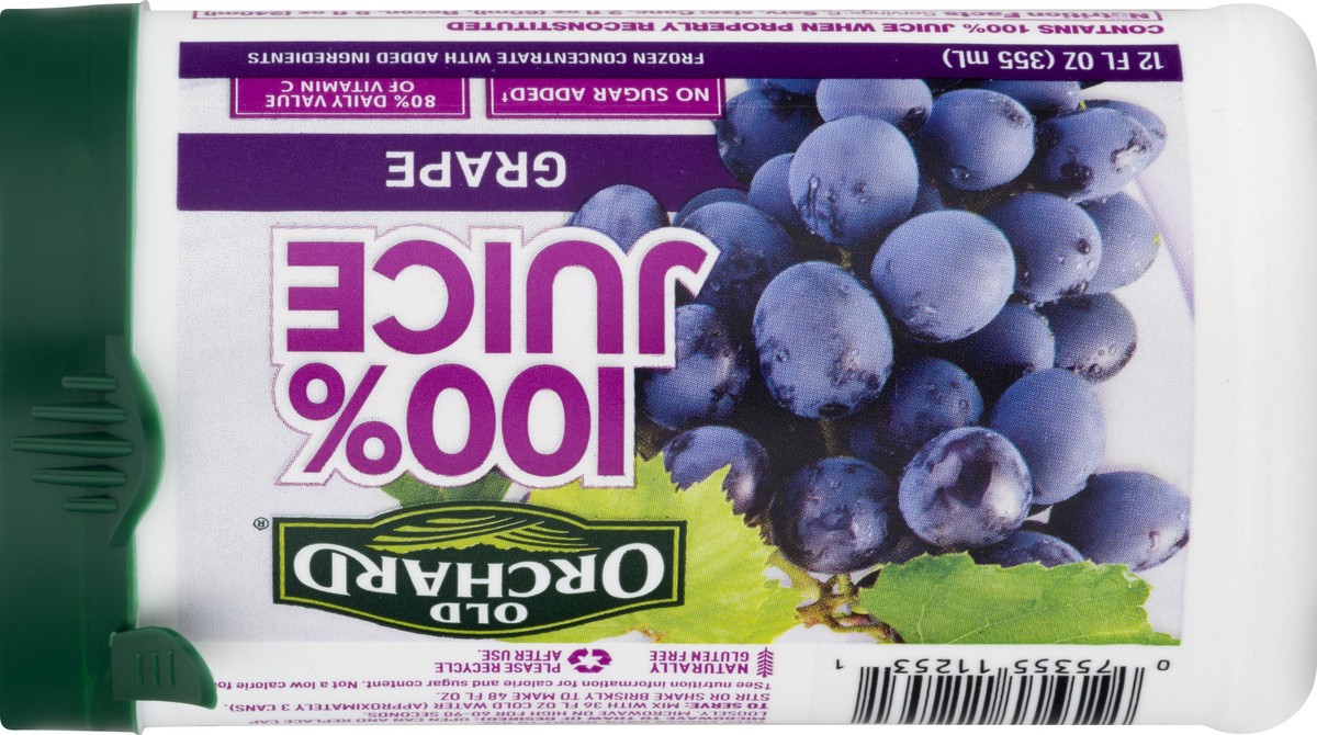 slide 3 of 9, Old Orchard Grape 100% Juice 12 oz, 12 oz