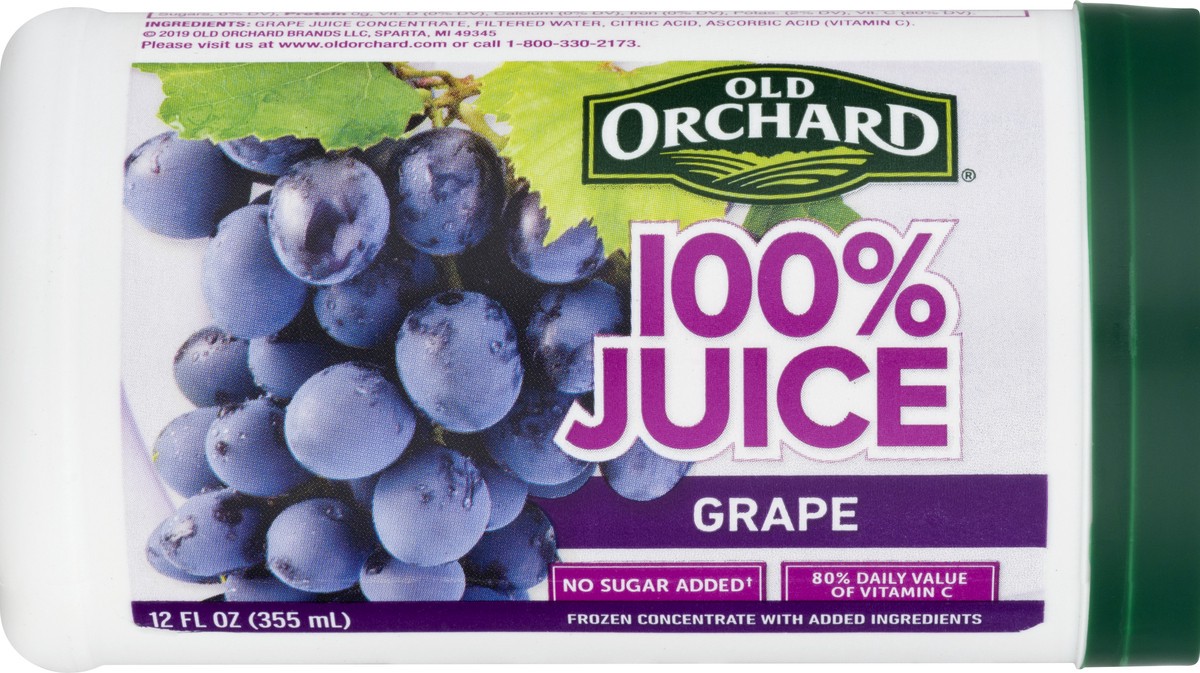slide 7 of 9, Old Orchard Grape 100% Juice 12 oz, 12 oz
