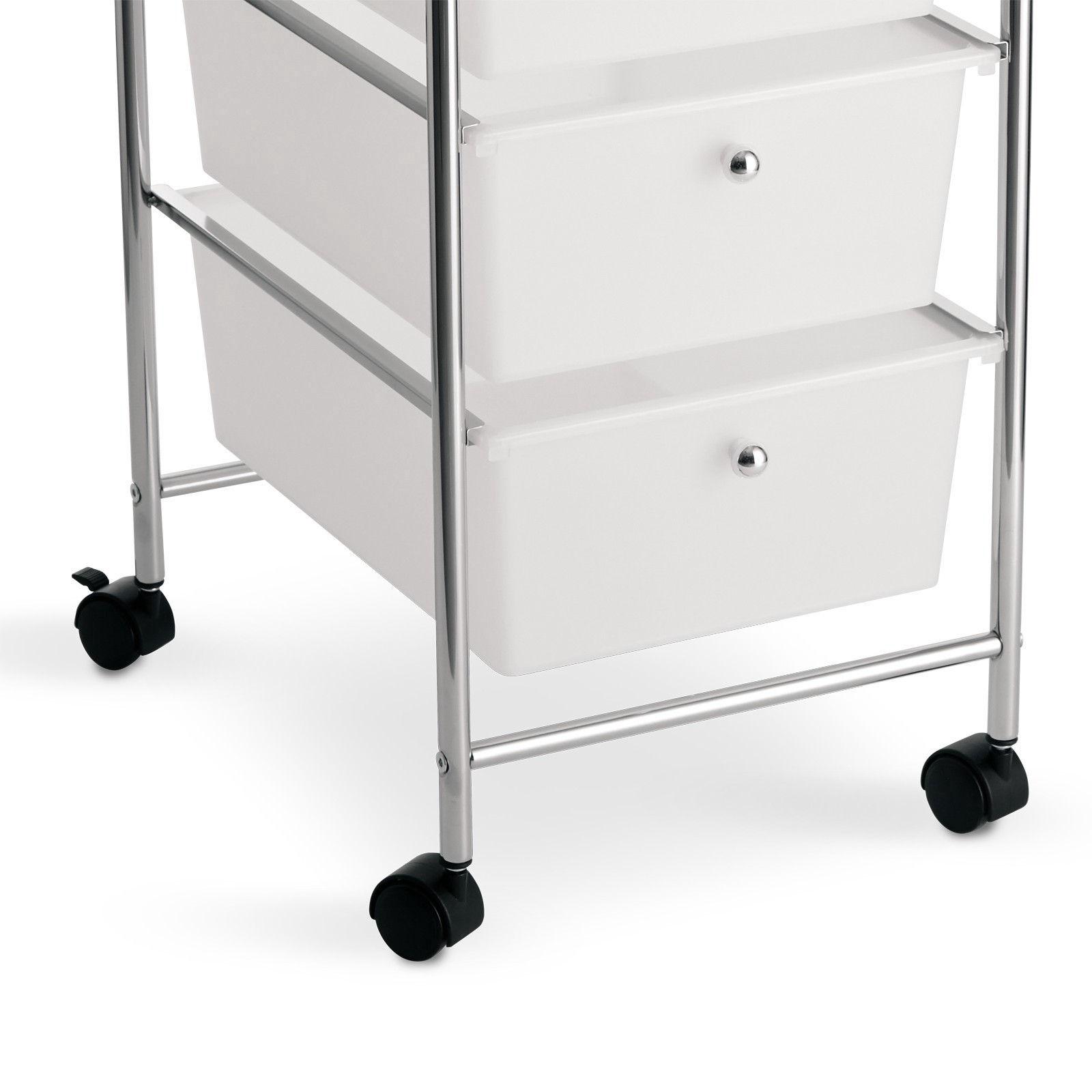slide 2 of 5, 5 Drawer Rolling Cart By Simply Tidy, 13 in x 15 in x 38 in