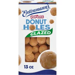 Entenmann's Pop'ems Glazed Donut Holes, 13 oz