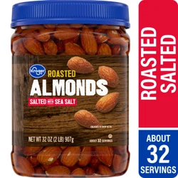 Kroger Salted With Sea Salt Roasted Almonds