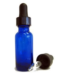 slide 1 of 1, Wyndmere Naturals Glass Bottle Cobalt Blue, 1.5 oz