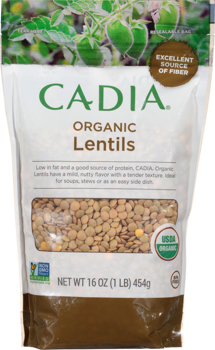 slide 8 of 14, Cadia Organic Lentils 16 oz, 16 oz