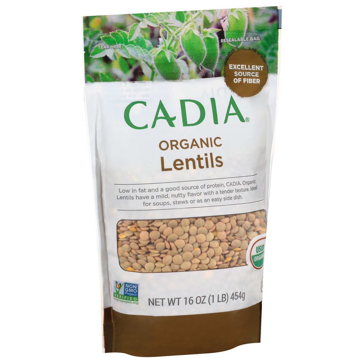 slide 4 of 14, Cadia Organic Lentils 16 oz, 16 oz