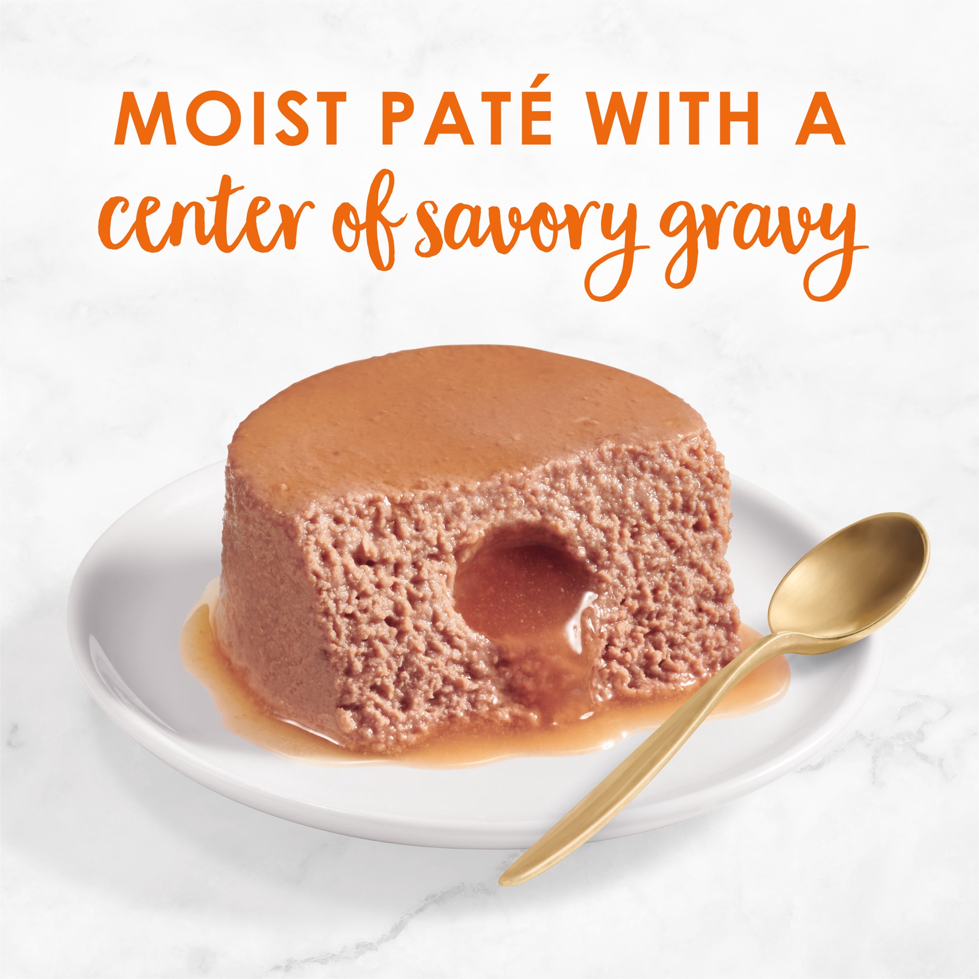 slide 5 of 9, Fancy Feast Purina Fancy Feast Savory Centers Adult Wet Cat Food Pate With Chicken and a Gravy Center, 3 oz