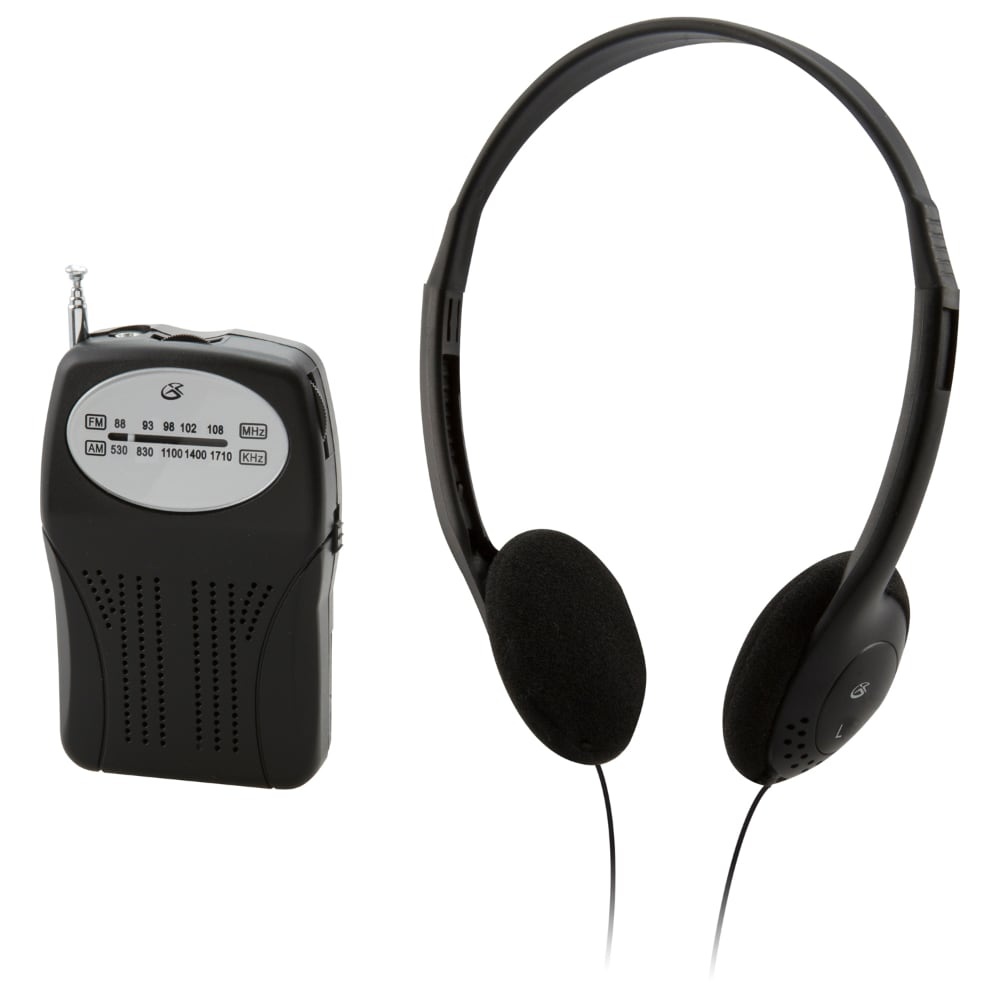 slide 1 of 1, Gpx R116B Portable Am/Fm Radio - Black, 1 ct