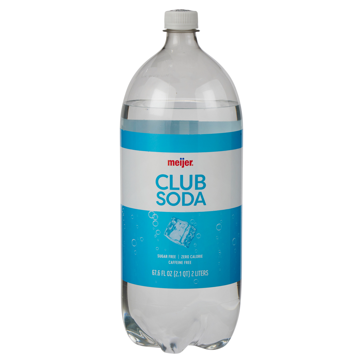 slide 1 of 5, Meijer Club Soda - 2 liter, 2 liter