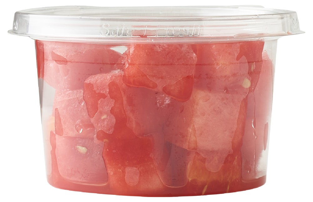 slide 1 of 1, Fresh Cut Seedless Watermelon Cup, per lb
