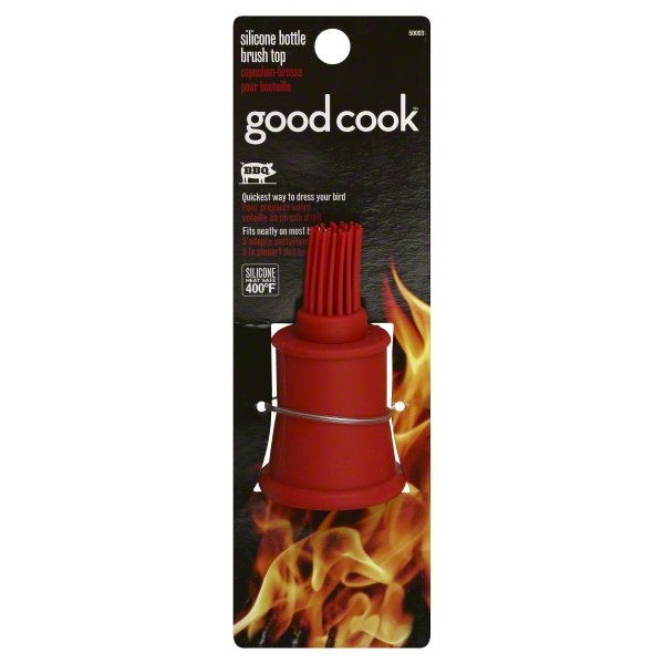 slide 1 of 1, PROfreshionals Bbq Silicone Bottle Brush Top Red, 1 ct