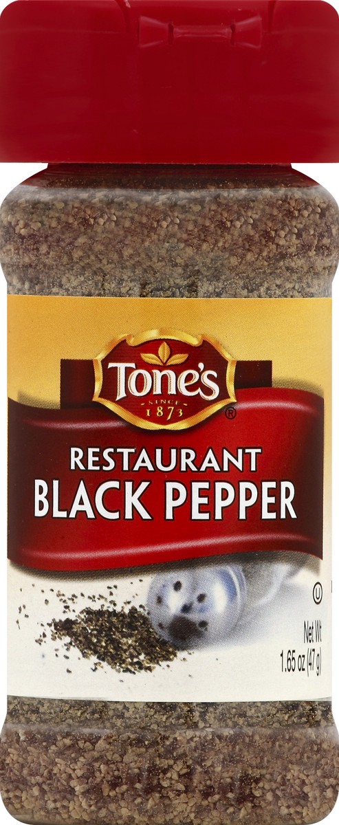 slide 2 of 2, Tone's Black Pepper 1.65 oz, 1.65 oz