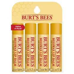 Burt's Bees Lip Balm 4 ea
