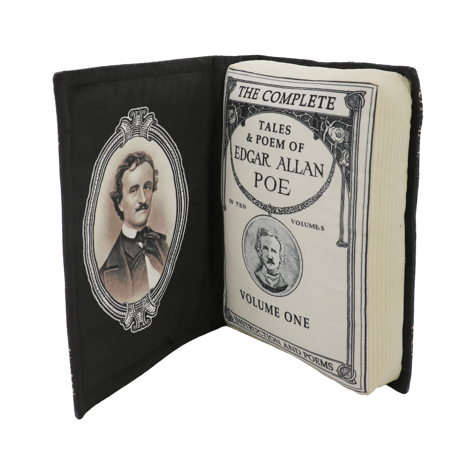 slide 3 of 4, 13" Edgar Allan Poe Accent Pillow By Ashland, 9 in x 13 in x 4 in