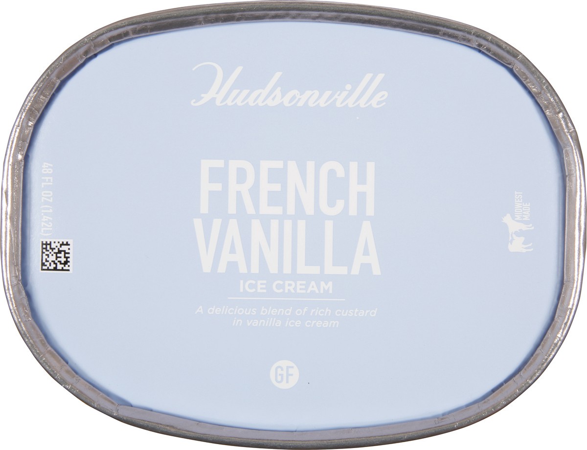 slide 3 of 9, Hudsonville French Vanilla Ice Cream 48 fl oz, 48 fl oz