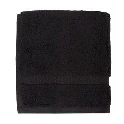 Room & Retreat Luxury Hand Towel, 16 in x 30 in, Black