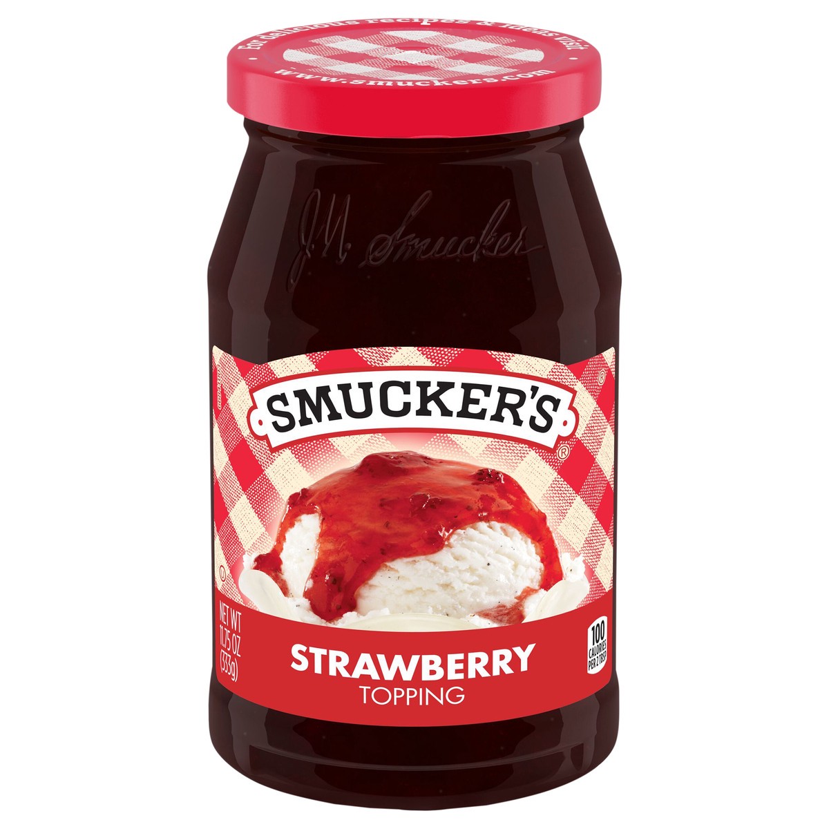 slide 1 of 6, Smucker's Strawberry Topping, 11.75 Ounces, 11.75 oz