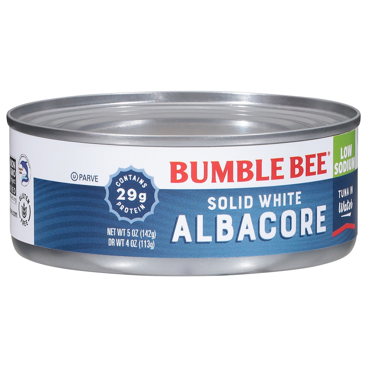 slide 3 of 11, Bumble Bee Low Salt Solid White Albacore In Water Can - 5 oz, 5 oz