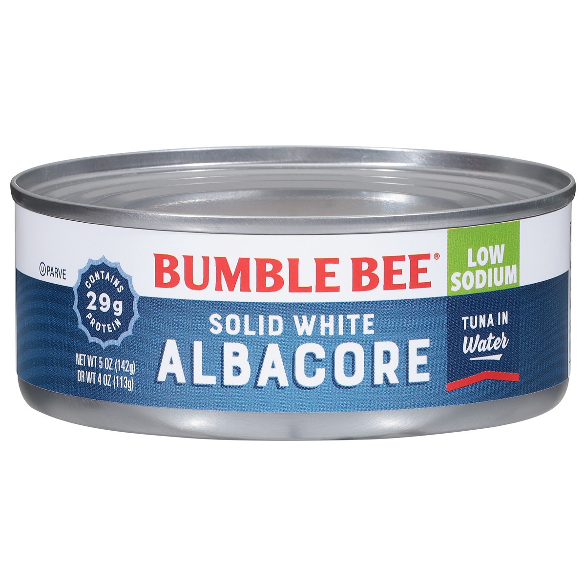 slide 6 of 11, Bumble Bee Low Salt Solid White Albacore In Water Can - 5 oz, 5 oz
