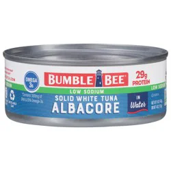 Bumble Bee Low Salt Solid White Albacore In Water Can - 5 oz