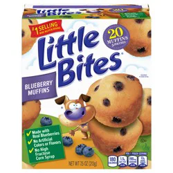 Entenmann's Little Bites Blueberry Muffins - 7.5 oz