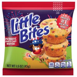 Entenmann's Little Bites Party Cake Muffins, 1.5 oz