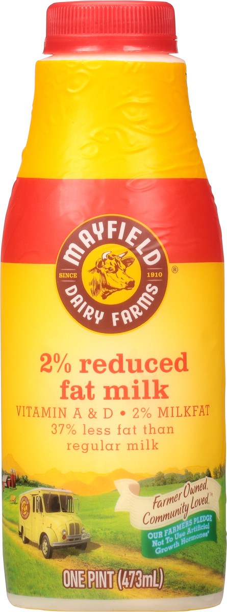 slide 1 of 3, Mayfield Dairy Farms 2% Reduced Fat Milk 1 pint, 1 pint