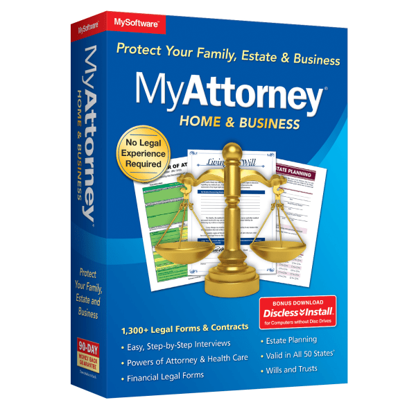 slide 1 of 1, Avanquest Myattorney Home & Business, Traditional Disc, 1 ct