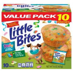 Entenmann's Little Bites Party Cake Muffins, 15 oz Multipack