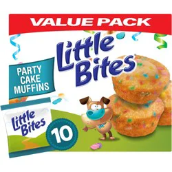 Entenmann's Little Bites Party Cake Muffins, 15 oz Multipack