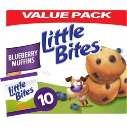 Entenmann's Little Bites Blueberry Mini Muffins, 10 packs, 15 oz