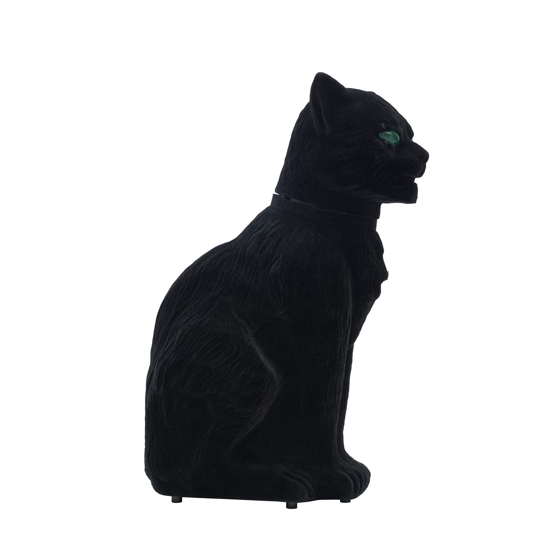 slide 4 of 5, 16" Animated Flocked Cat By Ashland, 16 in