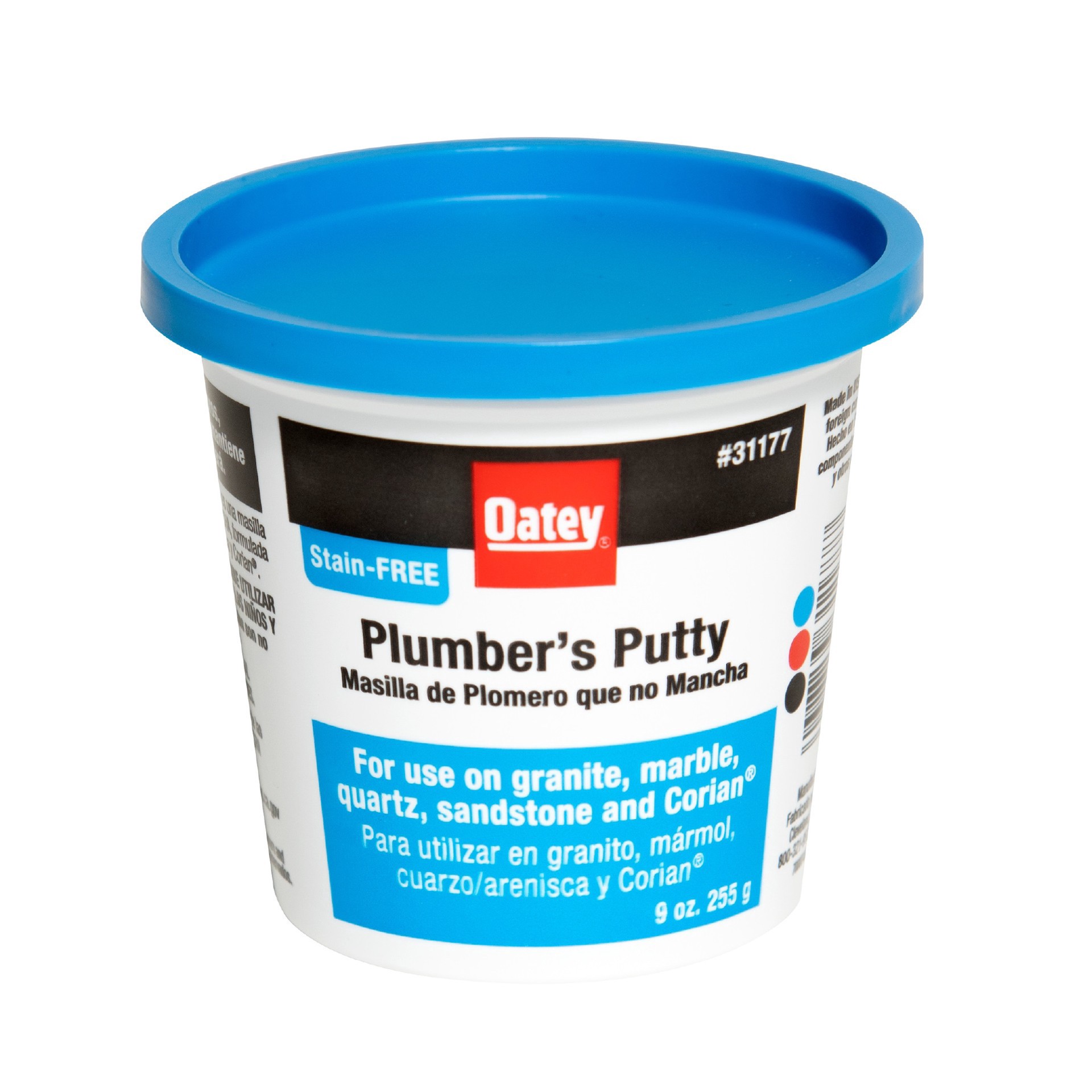 slide 1 of 6, Oatey Stain Free Plumbers Putty, 9 oz